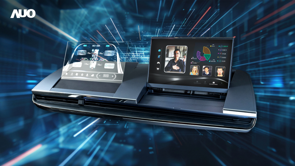 k1体育Micro LED Display HMI解决方案打造透明Micro LED前座仪表，呈现信息并保留驾驶视野开阔；亦为副驾驶座乘客打造收放自如的Micro LED屏幕，在不影响显示质量的前提于显示区内建镜头，让用户能与视讯对象直接眼神接触，提供绝佳的双向沟通体验