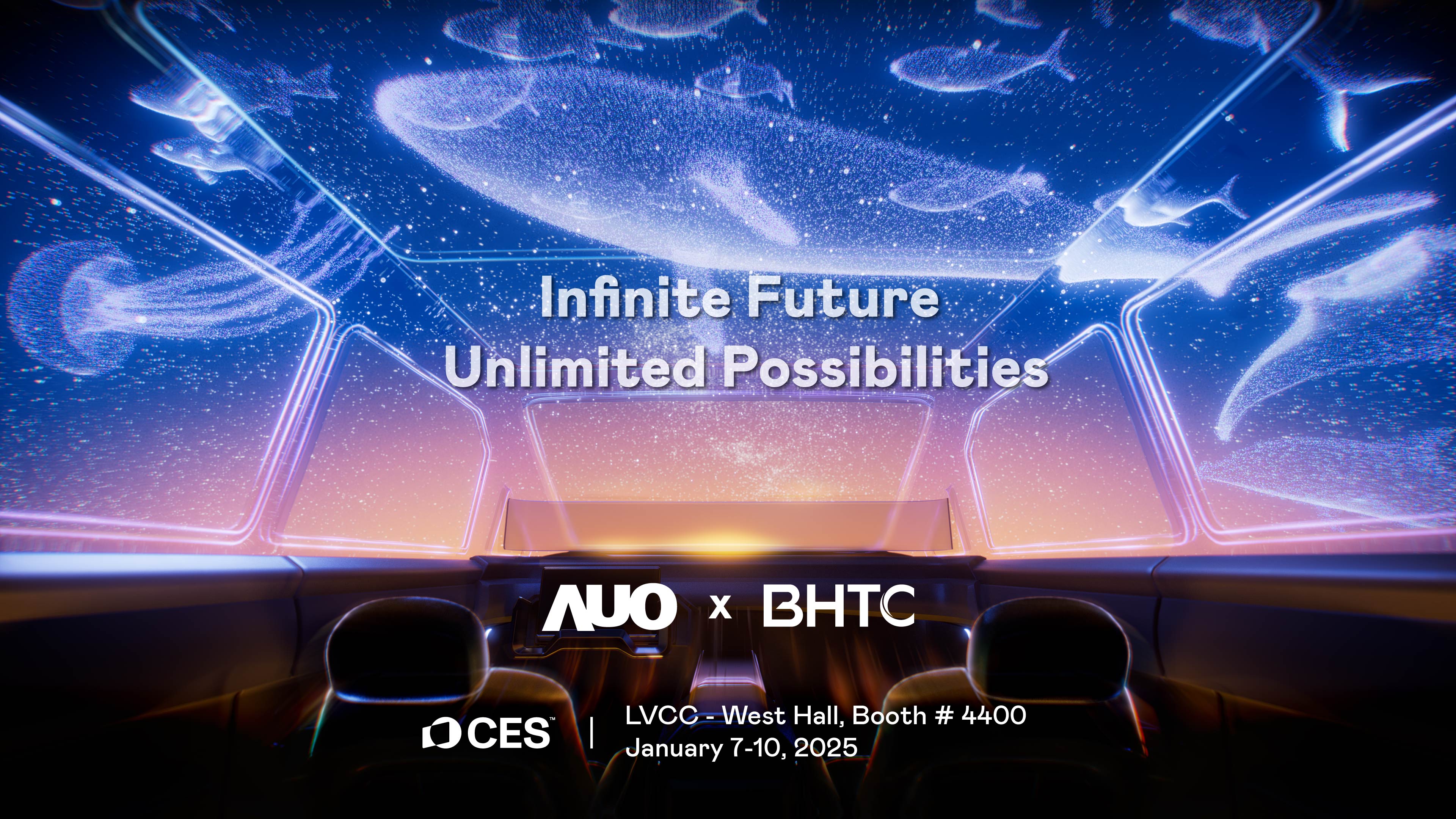 k1体育以Infinite Future, Unlimited Possibilies为主题，联合BHTC于CES 2025扩大规模展出