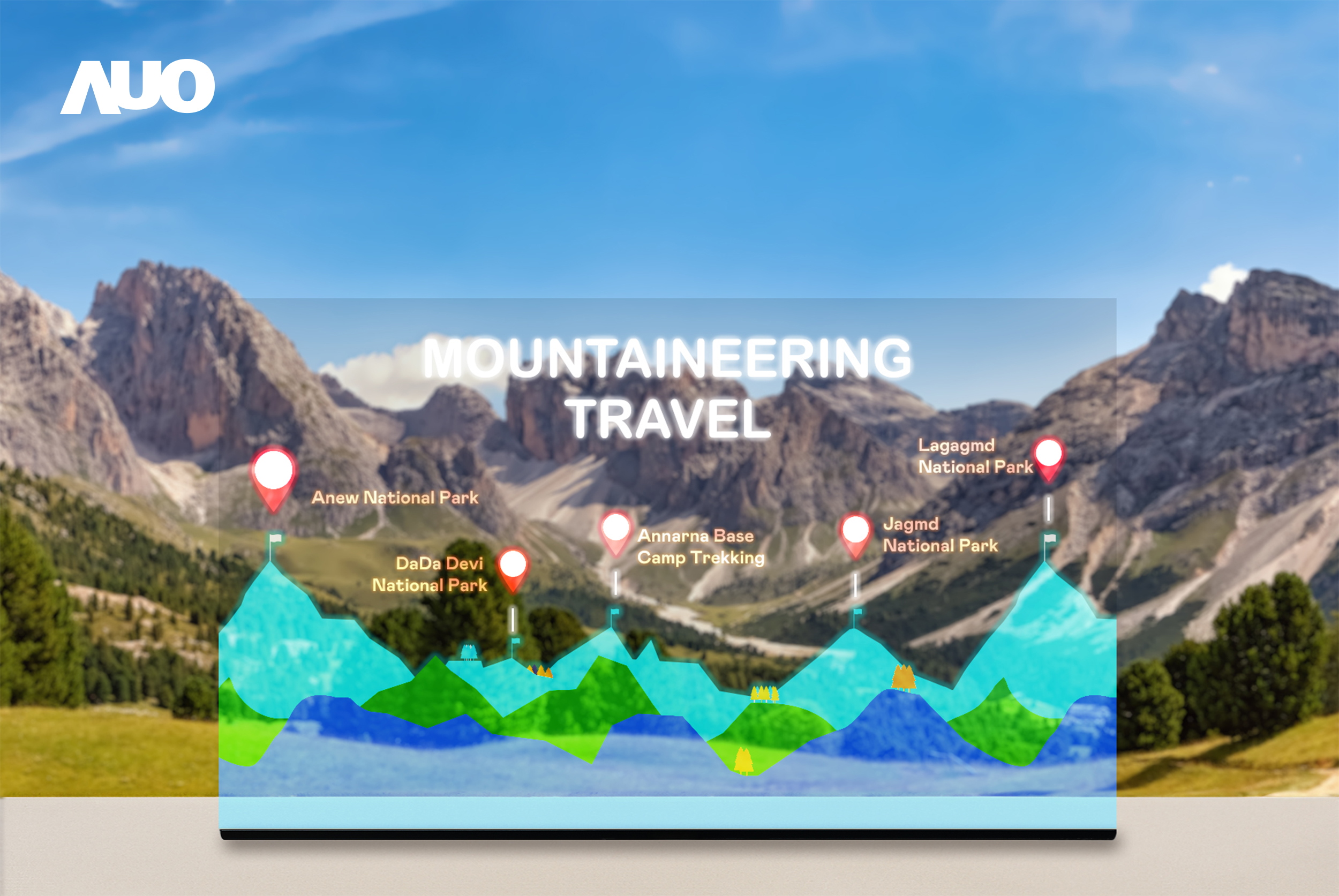 k1体育展示全球单片尺寸最大(*)42吋透明Micro LED显示器拼接而成的〝64吋透明Micro LED显示器〞，具备高透明度、1,000 nits高亮度、广色域、采用三边无边框的无缝拼接等多重特色，呈现超高清、细腻画质而不遮挡后方视觉，满足层峰需求，可广泛运用于零售、艺术展览或商业空间等场域