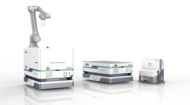 友達數位開發的自主式移動機器人（AMR250M），搭配全向輪並結合AI演算法、2D LiDAR、3D攝影機等技術，協助客戶實現產線全自動化